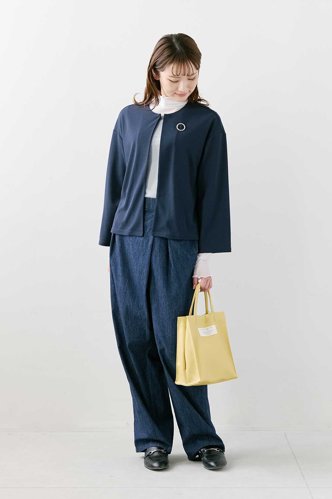 SYRUP. [シロップ．]|【WEB限定】かるいミニトート【シロップ．バスケット】|2.イエロー