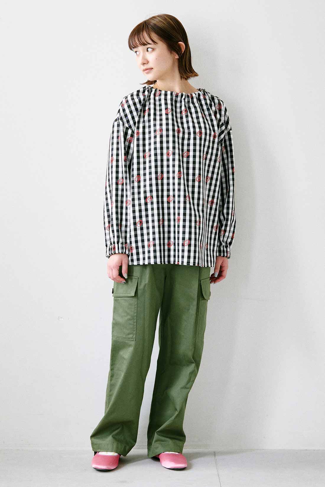 シロップ．|シロップ　スタンダードベイカーパンツのコーディネート