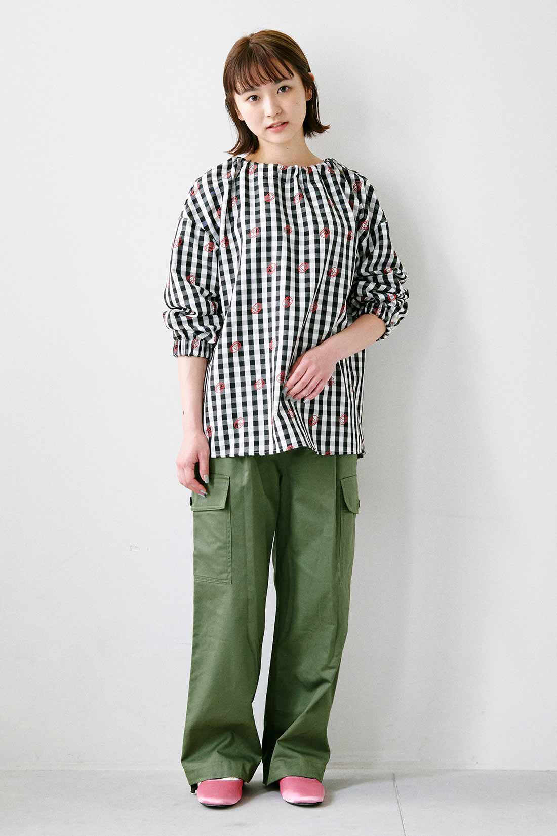 シロップ．|シロップ　スタンダードベイカーパンツのコーディネート