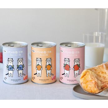 猫部 | NYAN　GA　ICHI 甘いパンの缶づめ