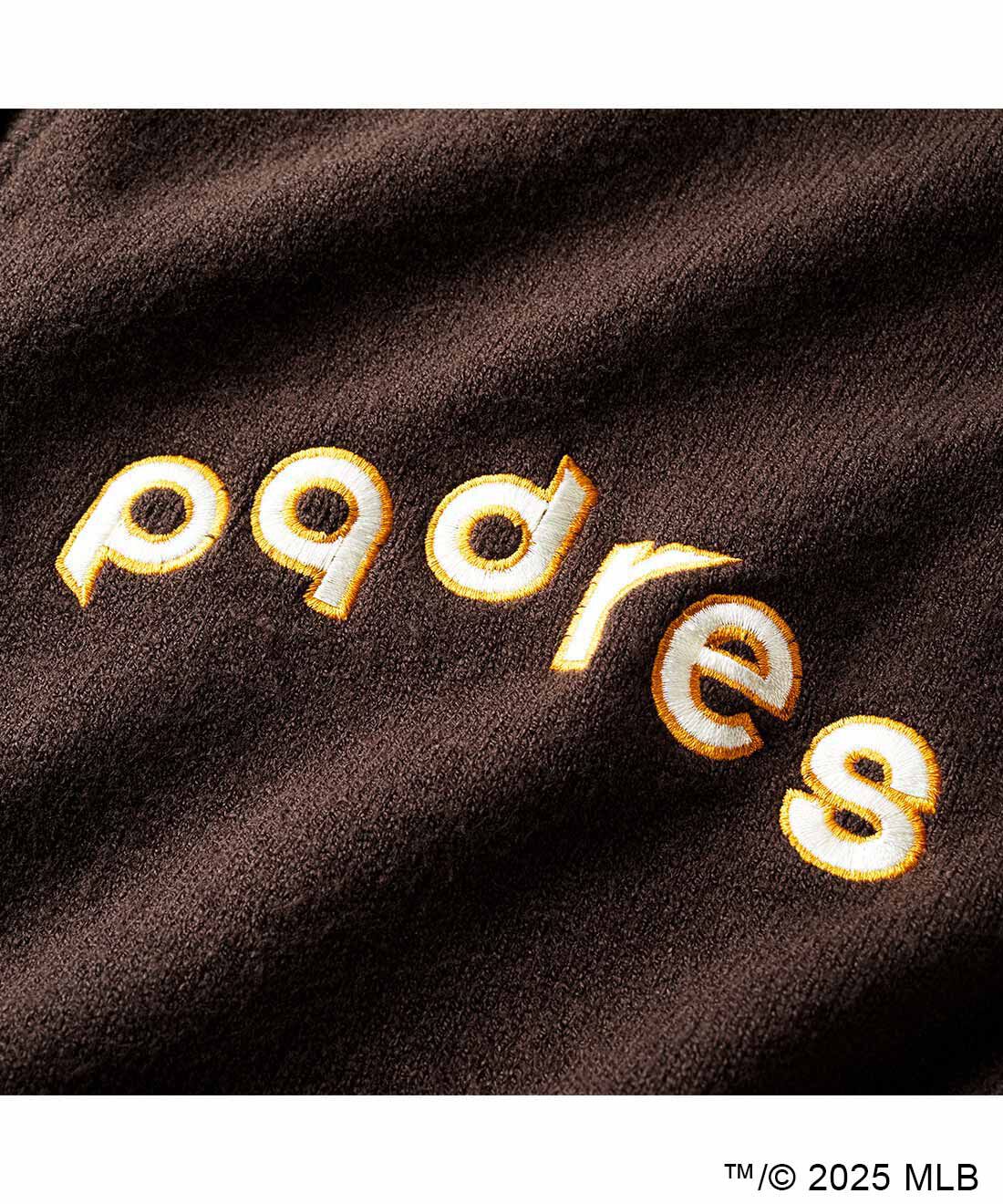 DRECO by IEDIT|【3～10日でお届け】IEDIT[イディット]　オリジナルMLBデザイン クーパーズタウンコレクション 往年のロゴを楽しむニットカーディガン〈チャコールブラック〉（ロサンゼルス・ドジャース)|年代違いの3チームのロゴを、IEDITオリジナルカラーで大人っぽくデザイン。お届けするカラーとは異なります。