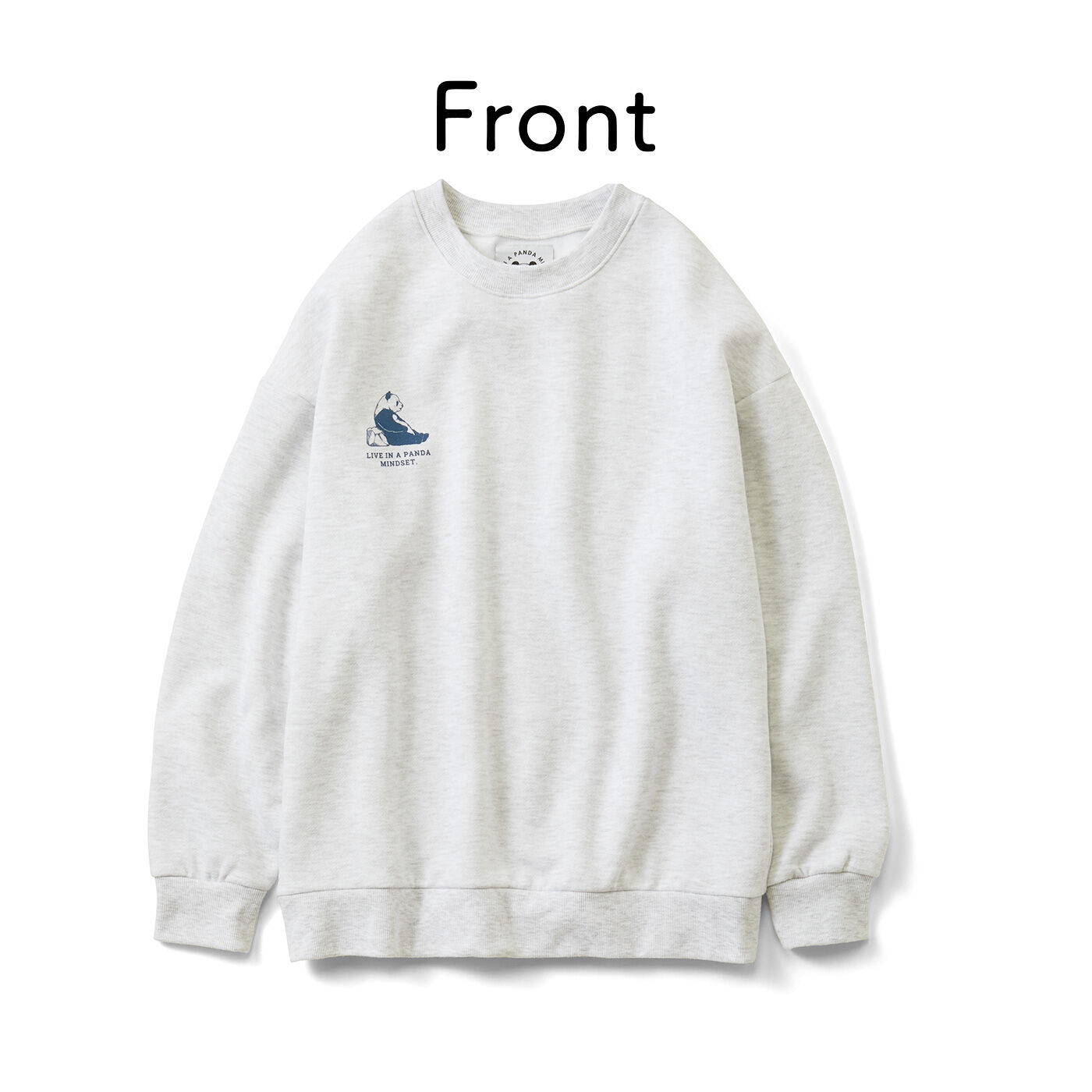 YOU+MORE!|YOU＋MORE！ パンダマインドで暮らす メッセージプリントトレーナーの会|〈ライトグレー〉