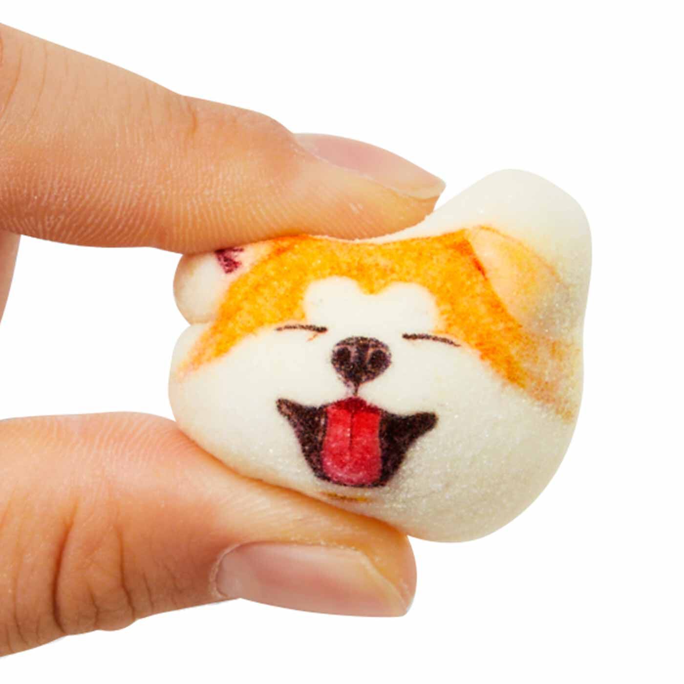YOU＋MORE！［ユーモア］|YOU+MORE!　食べられないかわいさ ミニ和風マシュマロ ハチのほうずい〈チョコ餡〉|立体的なお顔はぷにぷに感がたまらない！