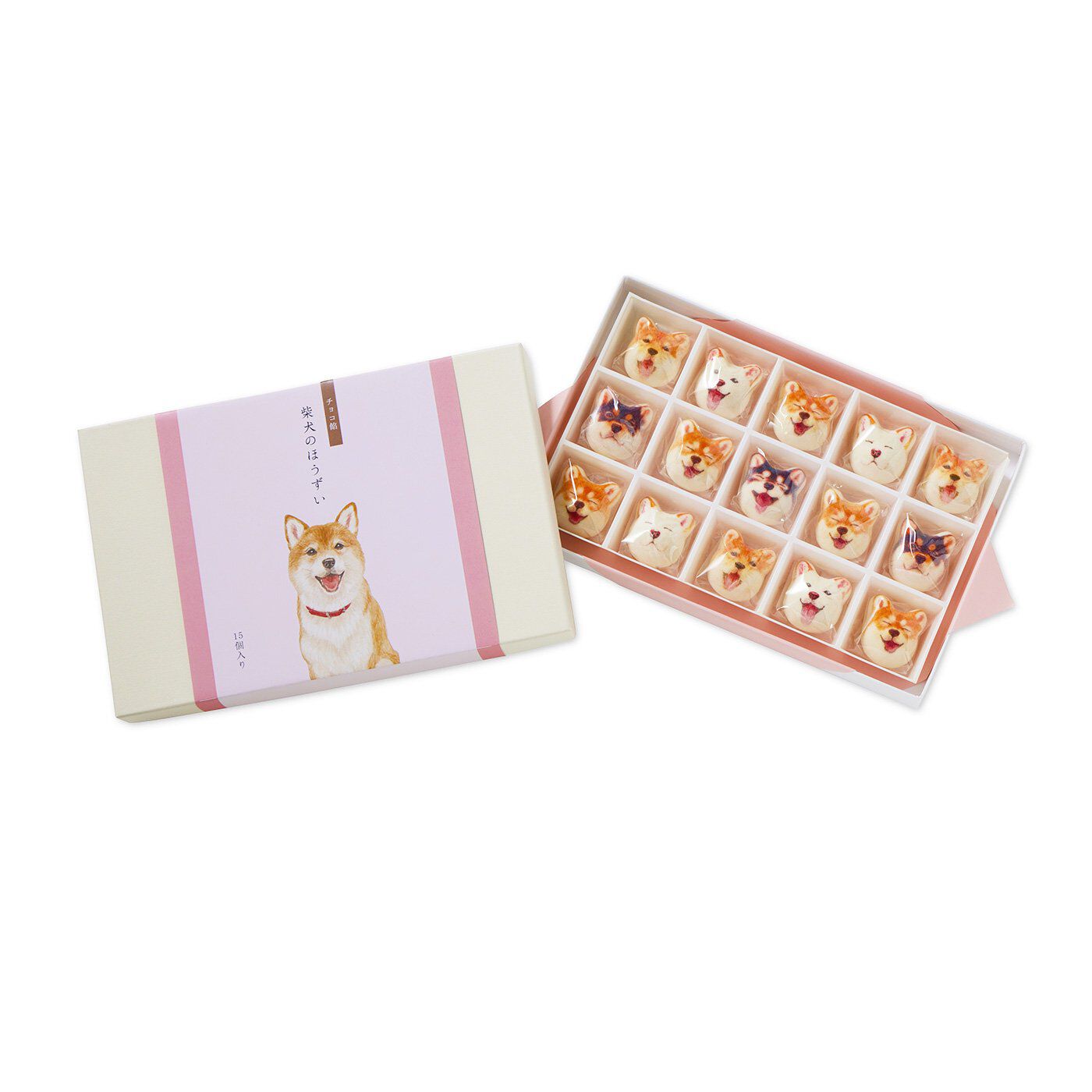 YOU＋MORE！［ユーモア］|YOU+MORE!　食べられないかわいさミニ和風マシュマロ柴犬ほうずい〈チョコ餡〉15個入り