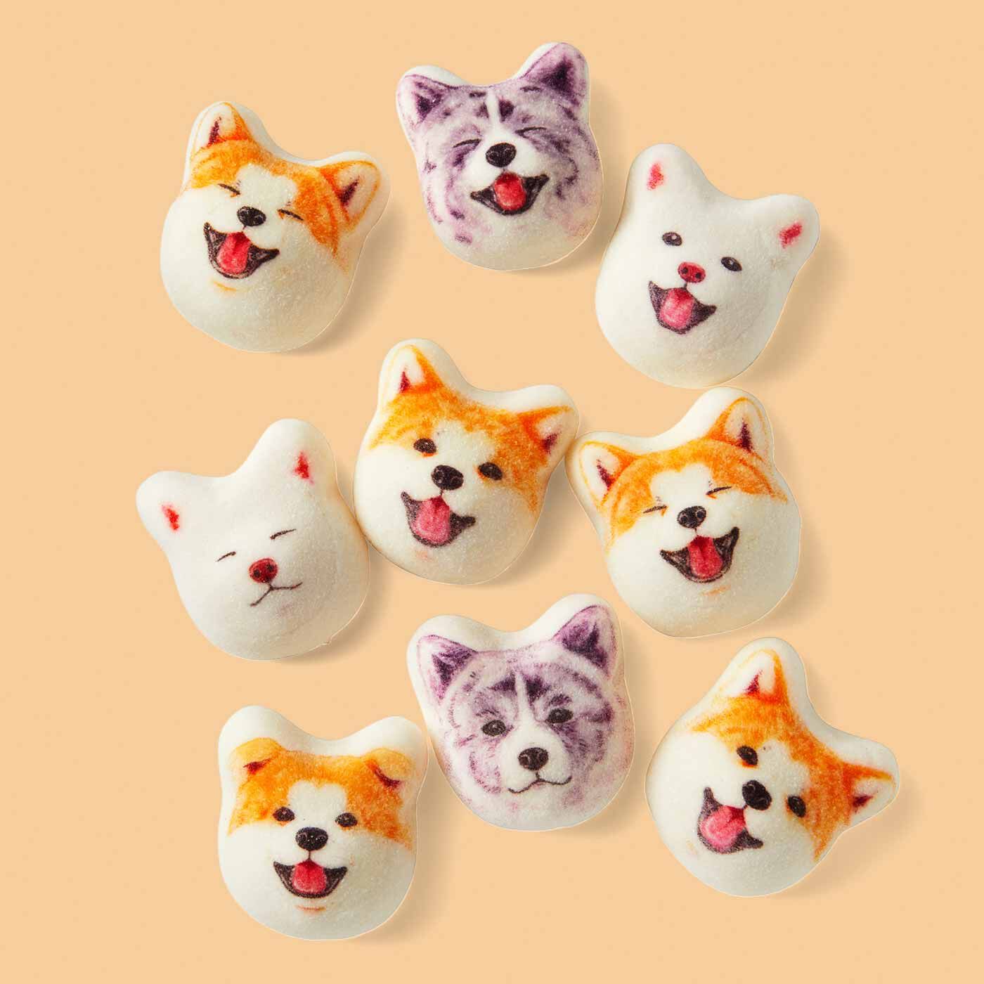 YOU＋MORE！［ユーモア］|YOU+MORE!　食べられないかわいさ ミニ和風マシュマロ 秋田犬ほうずい〈チョコ餡〉
