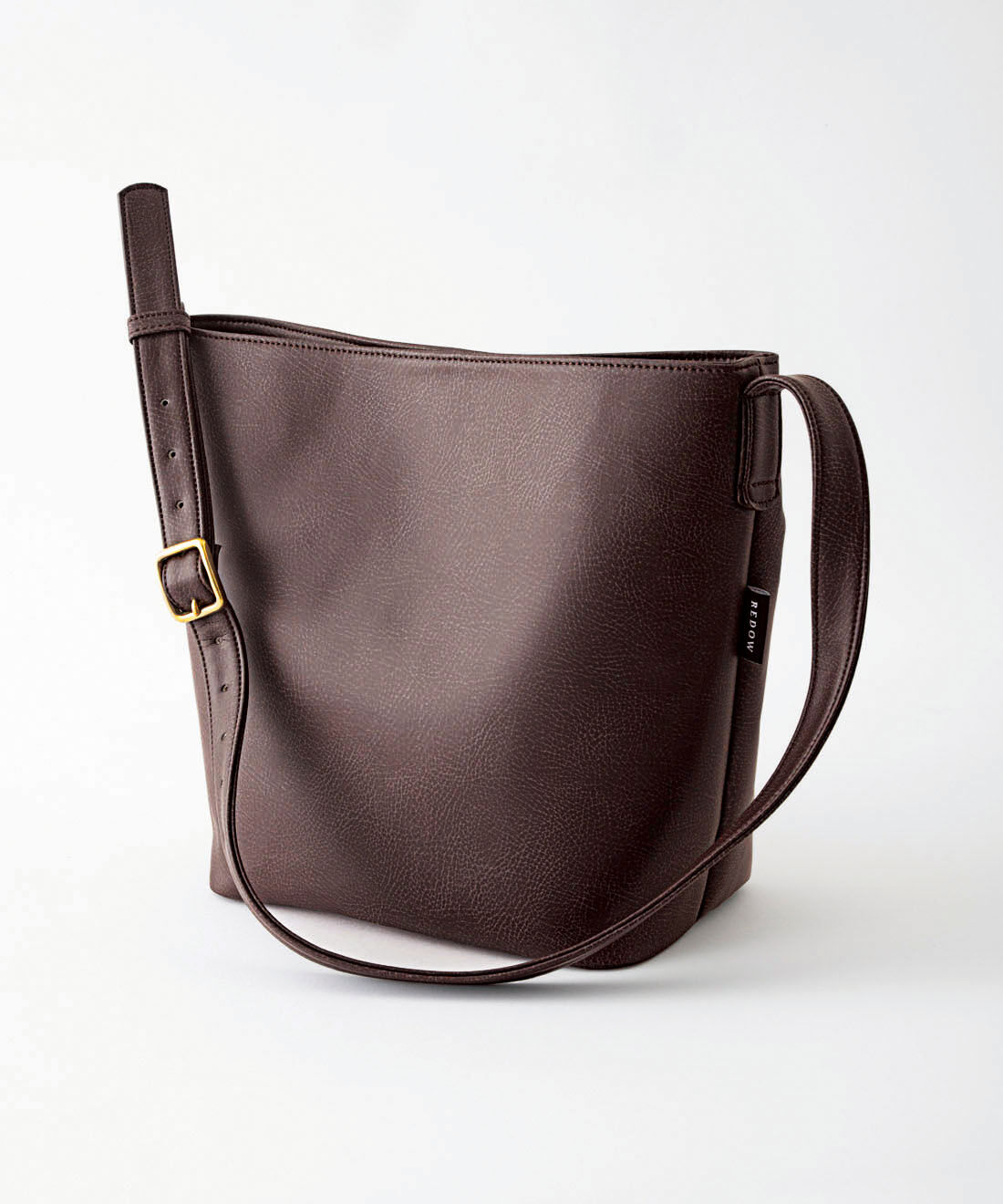 ＆Stories|福岡の鞄作家と作った 職人合成皮革のエトランドルバッグ〈ダークブラウン〉[鞄：日本製]