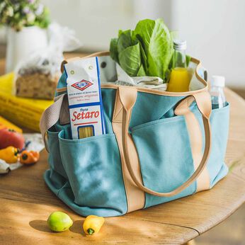 ＆Stories | 職人本革帆布フラワーベジタブルバッグＧＲ