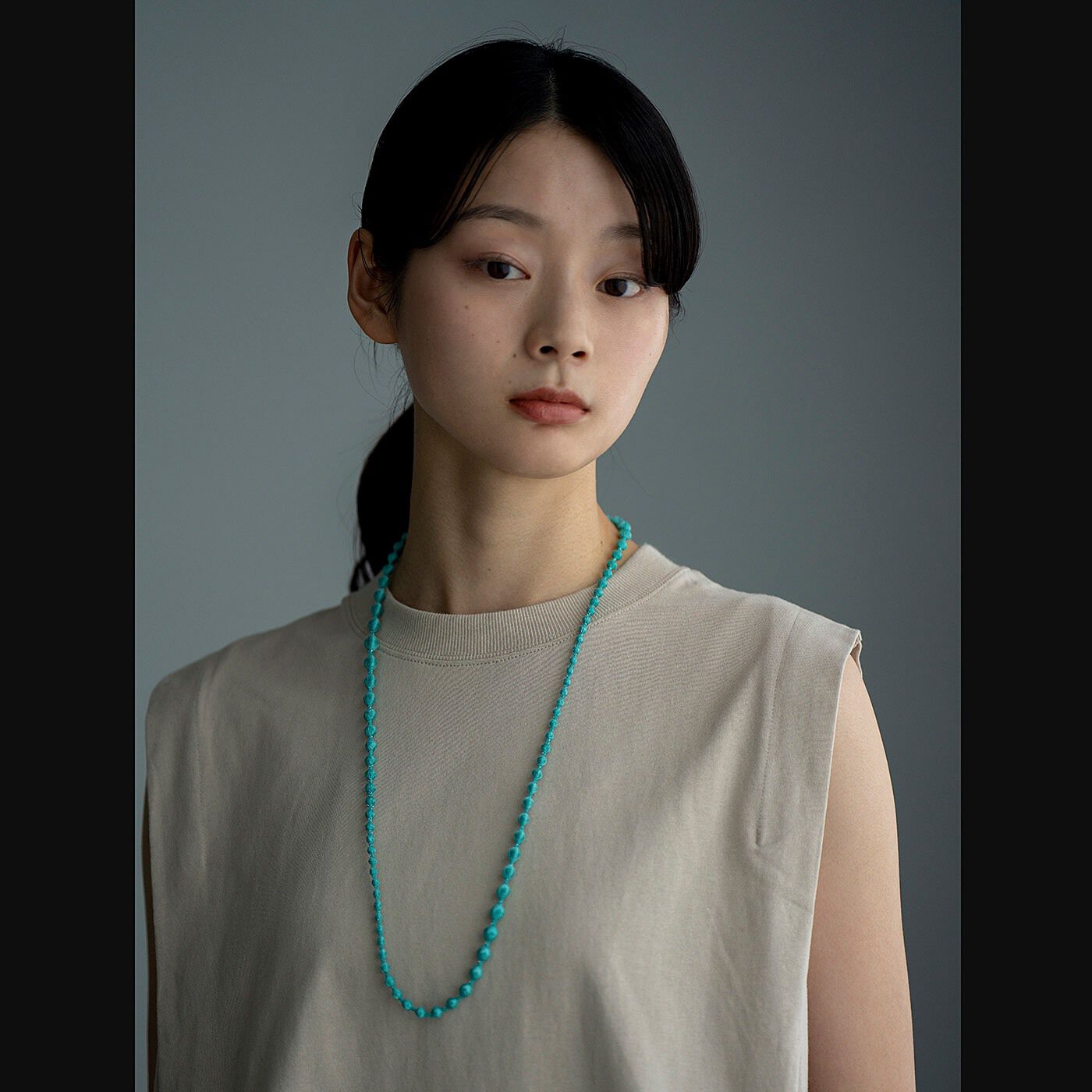 日本職人プロジェクト（Pre-order）|群馬の刺繍工房が作った　誕生石色の刺繍珠ネックレス〈トパーズイエロー色・11月生まれ〉[日本製]