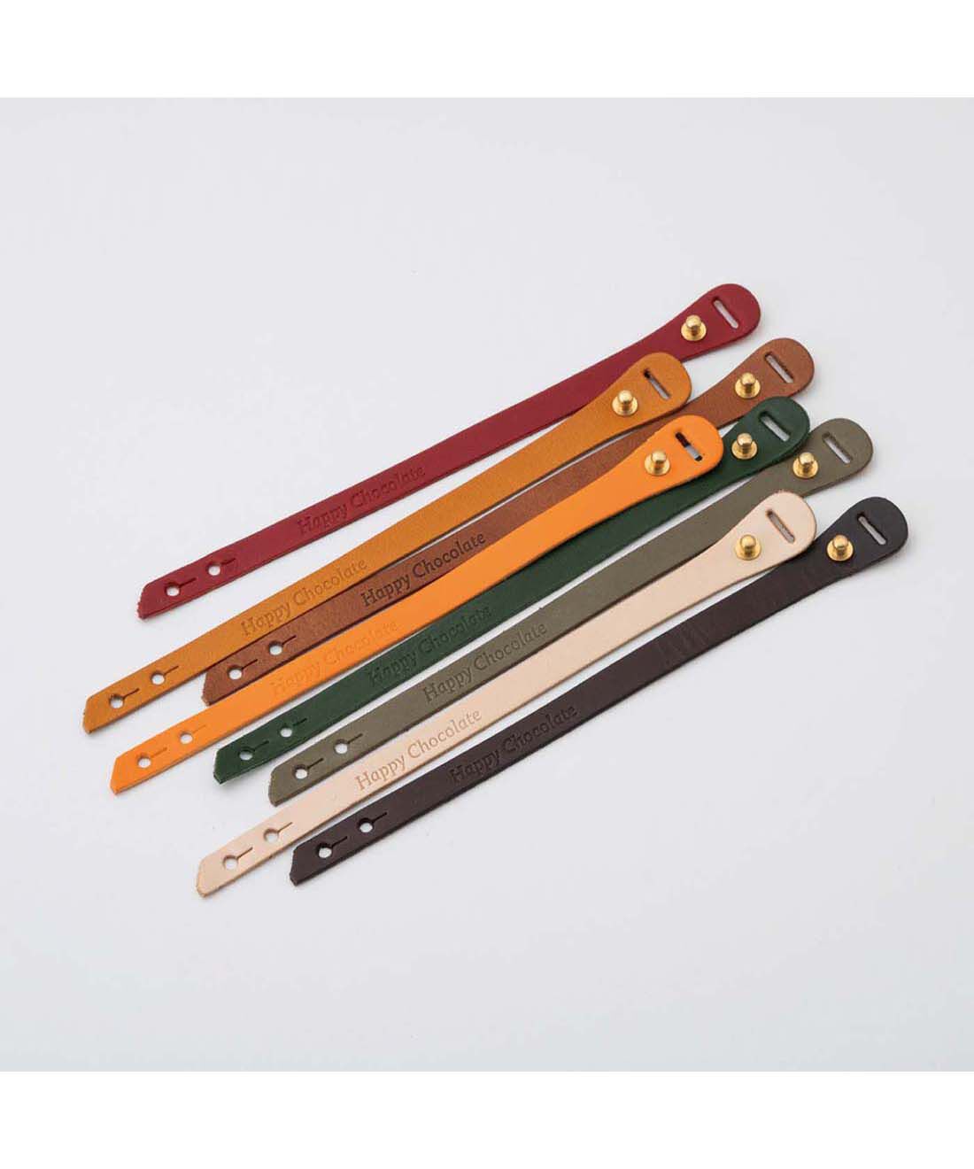 幸福のチョコレート|【バレンタイン便】チョコの未来をみんなで応援する カカオ色の本革ブレスレット