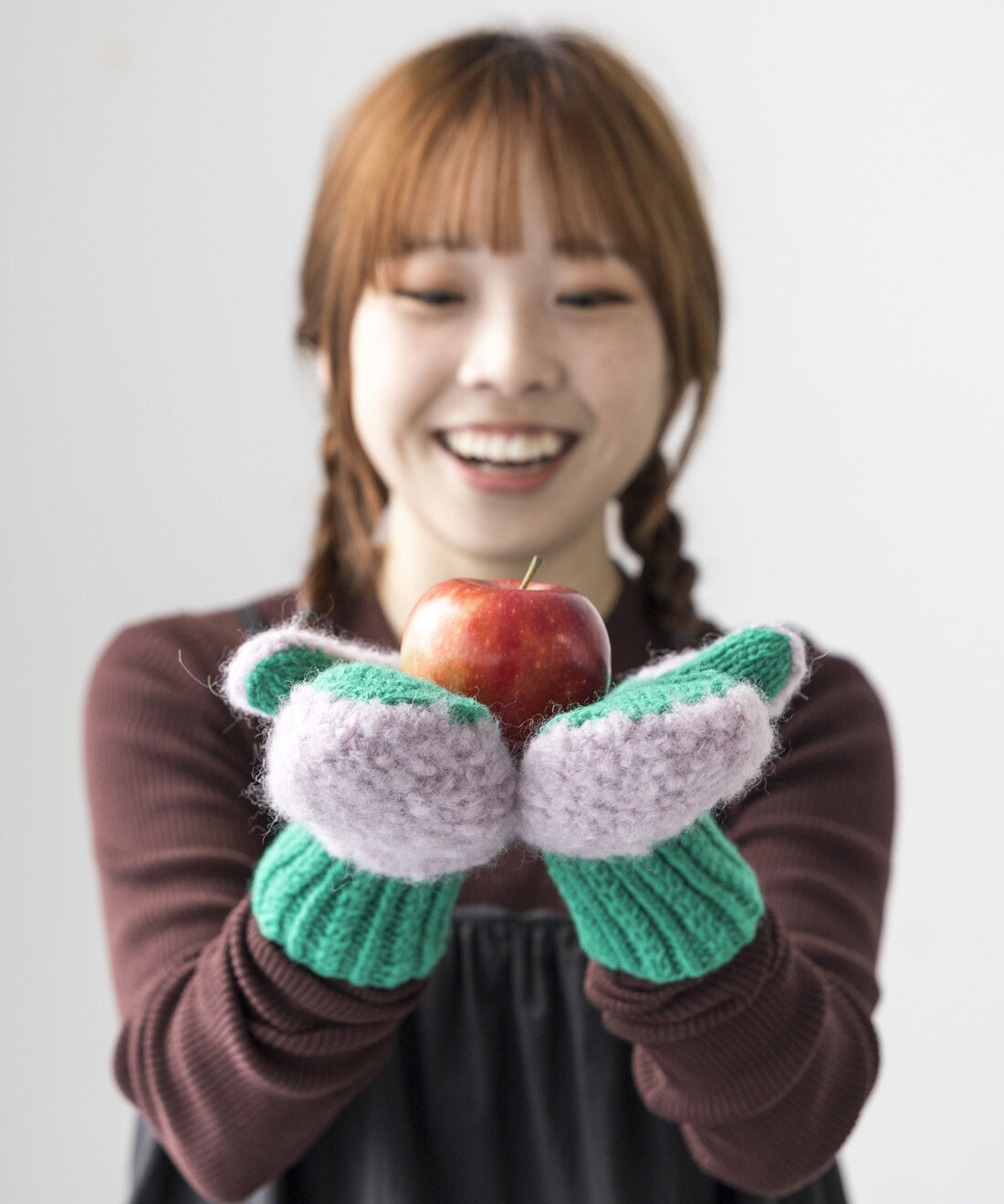 Couturier special|棒針編み　ボアグローブ　編み図付き