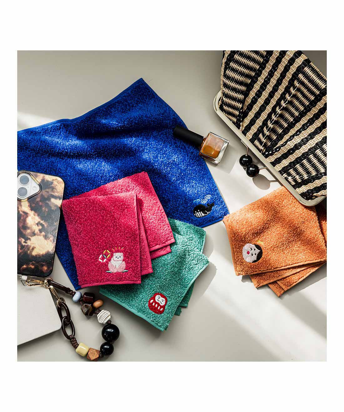 FELISSIMO PARTNERS|持ち歩ける縁起物 タオルはんかちセットの会（4回予約）