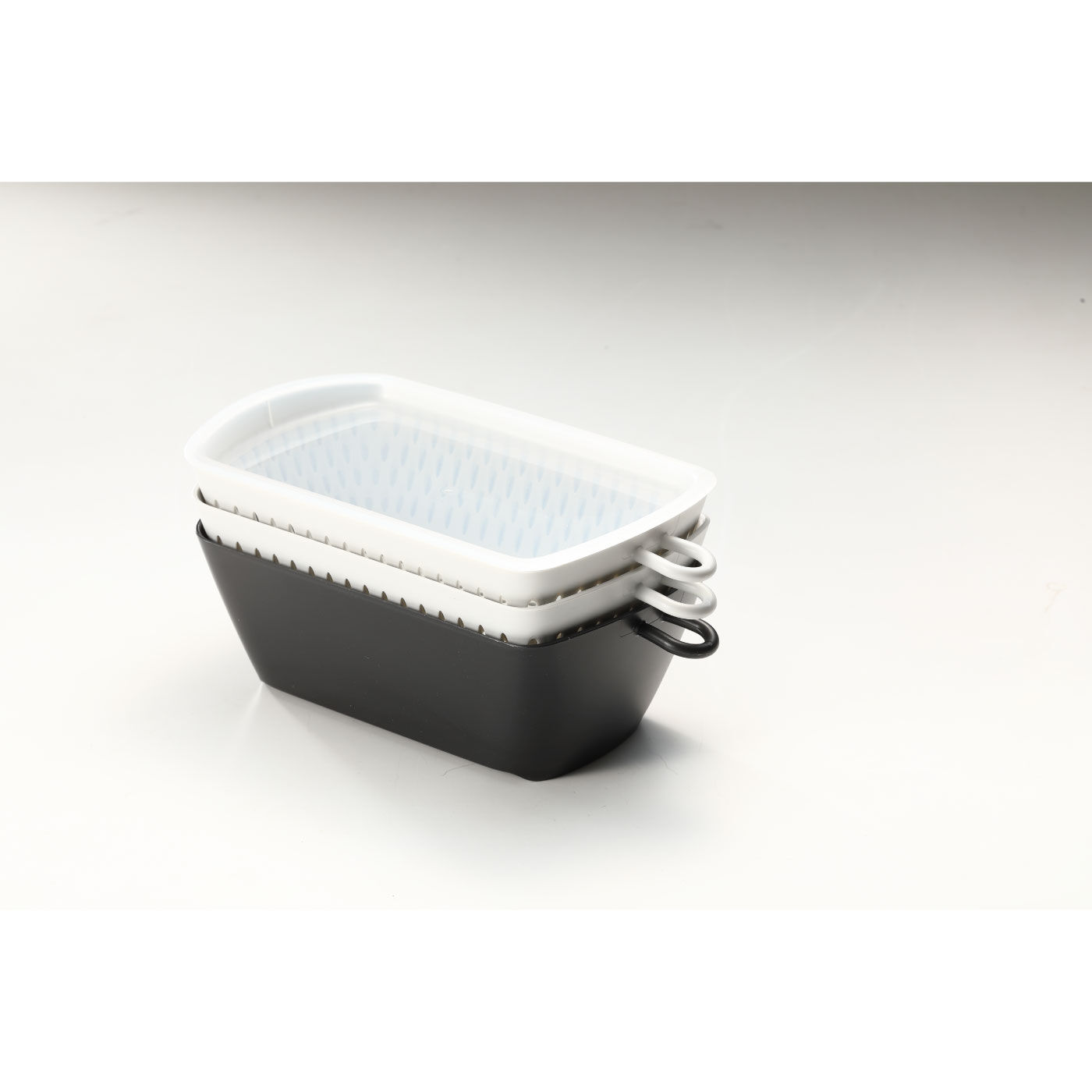 FELISSIMO PARTNERS|この形、画期的！角型チリトリザル＆ボウル|スタッキング収納できます。