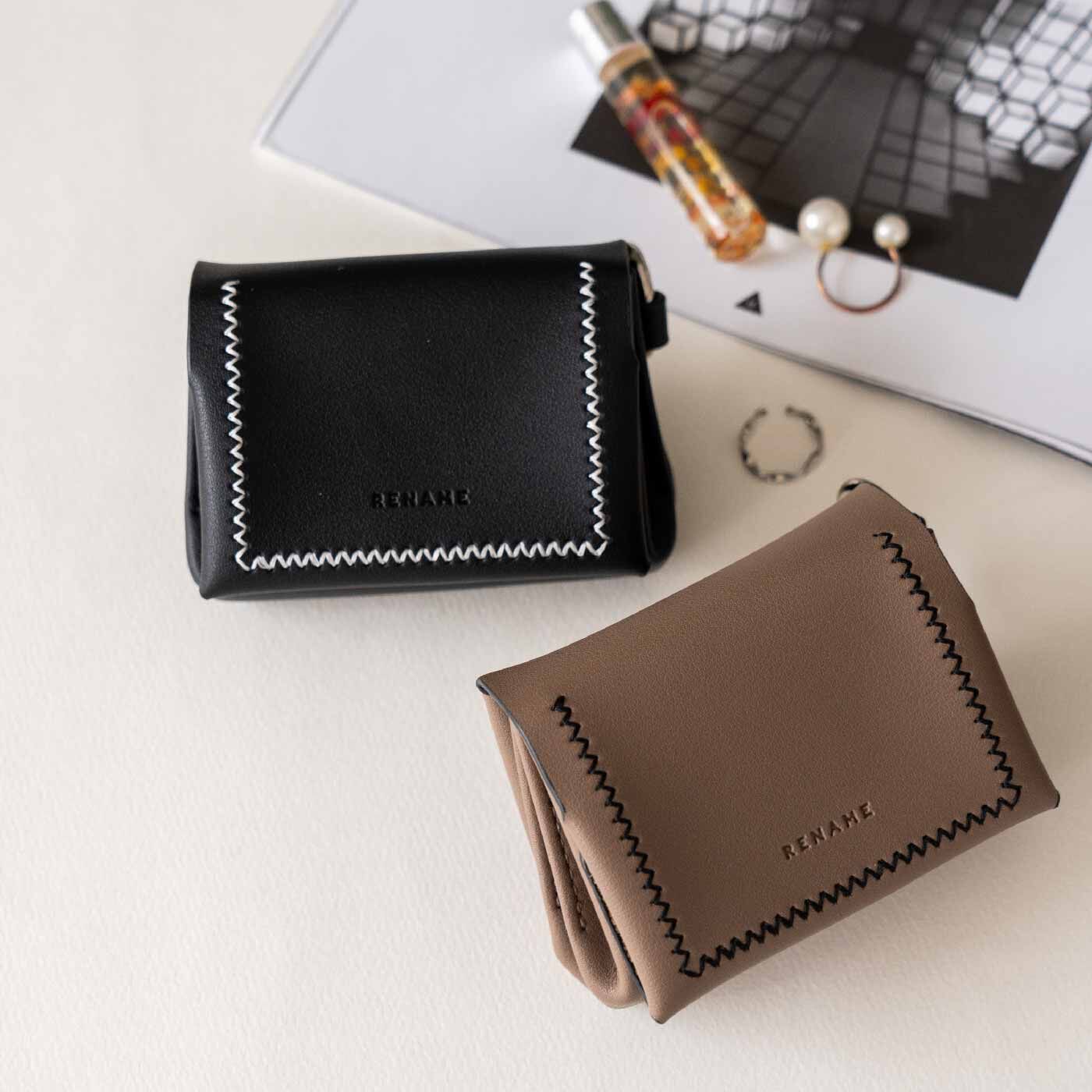 FELISSIMO PARTNERS|Ｒｅｎａｍｅ　手のひらサイズに機能満載　ぷっくりミニ財布