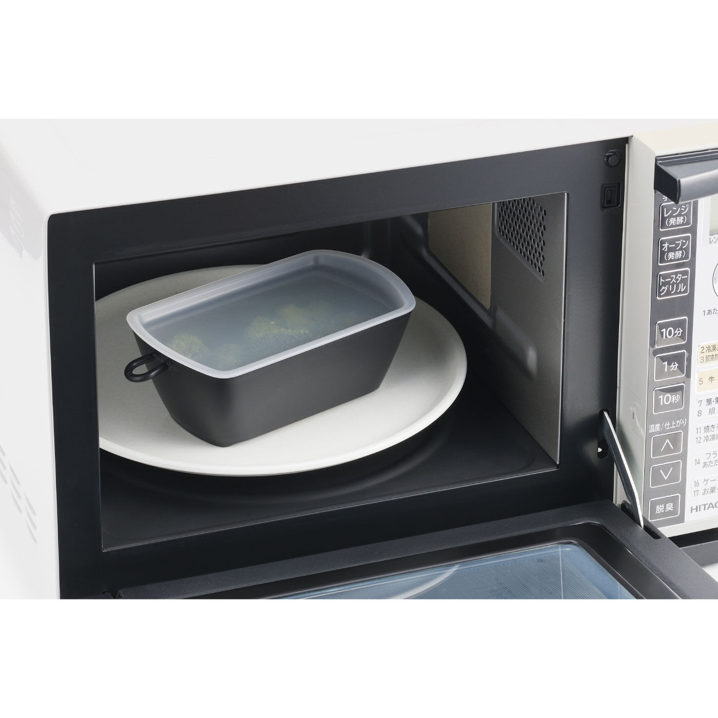 FELISSIMO PARTNERS|この形、画期的！角型チリトリザル＆ボウル|電子レンジ調理も可能です。