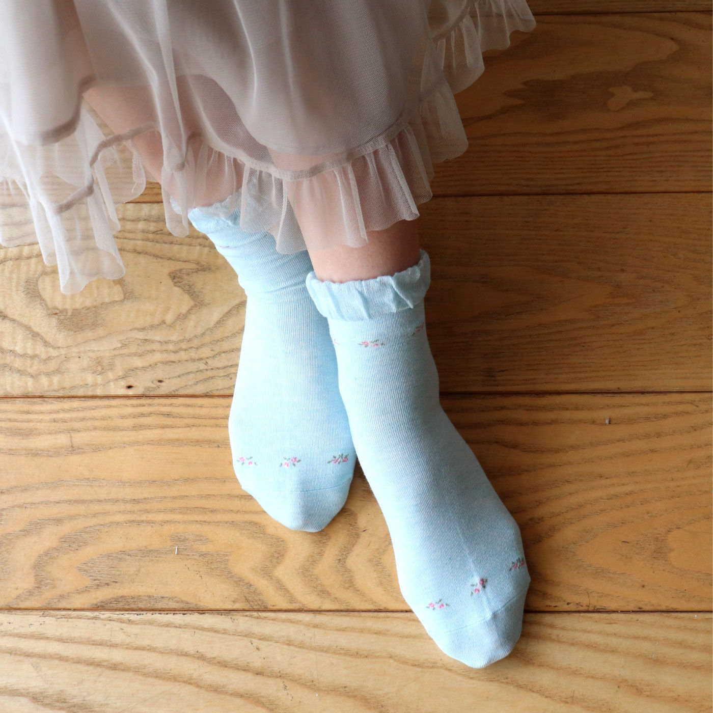 FELISSIMO PARTNERS|上品かわいいレーヨンシルクソックス ５色セット