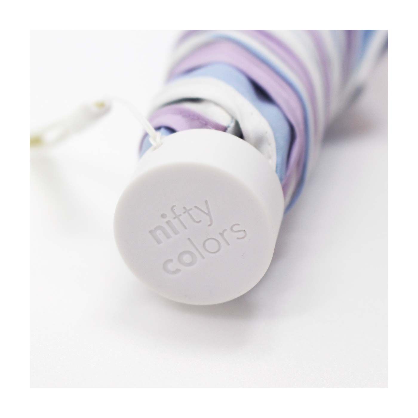 FELISSIMO PARTNERS|ちょっと大きめ折りたたみ雨傘　フラワーパイピング