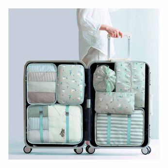 FELISSIMO PARTNERS | 旅行や出張の荷物整理に トラベルポーチ 7点セット