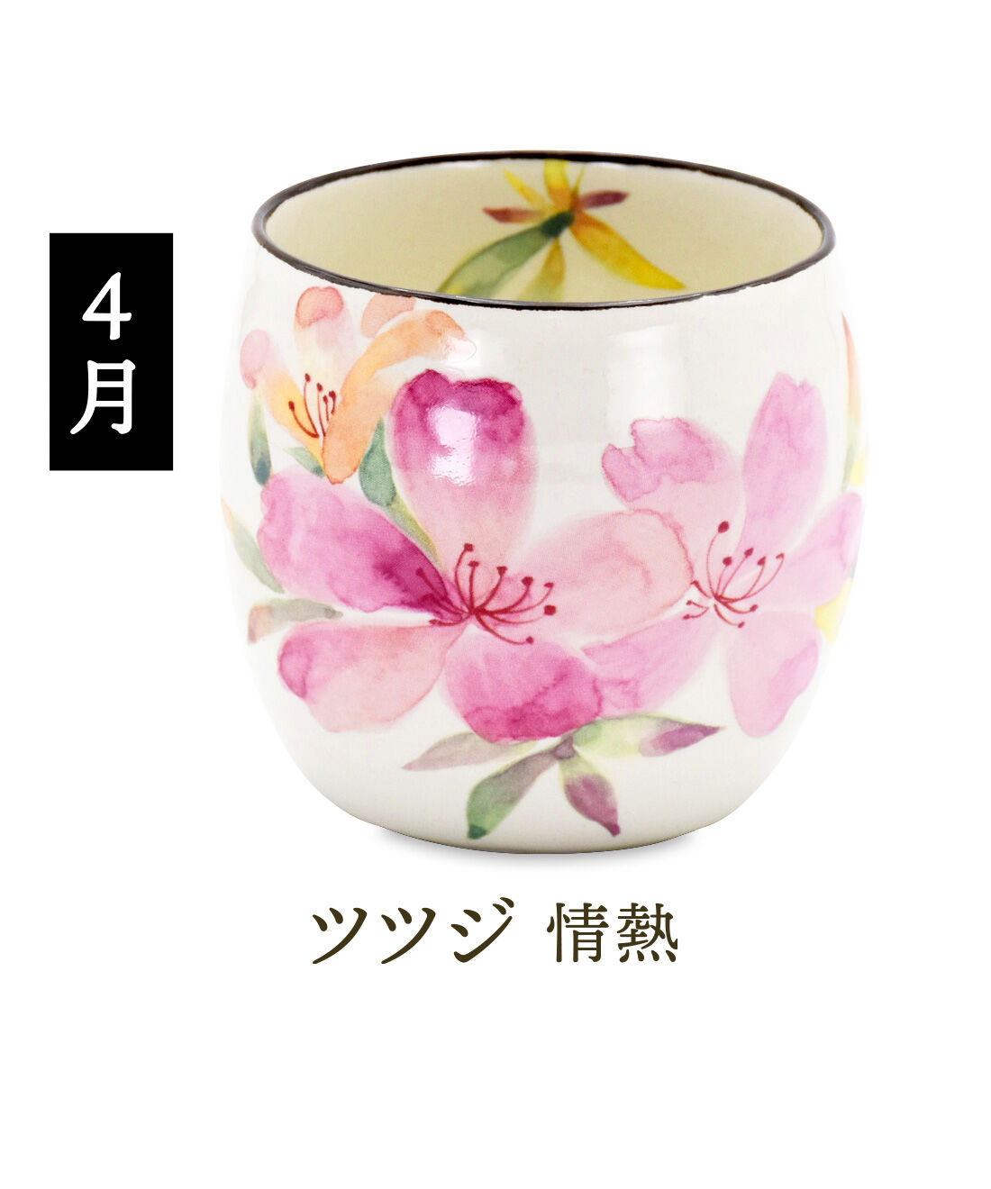 FELISSIMO PARTNERS|テーブルに花咲く 美濃焼 花ものがたり丸型カップの会（12回予約）