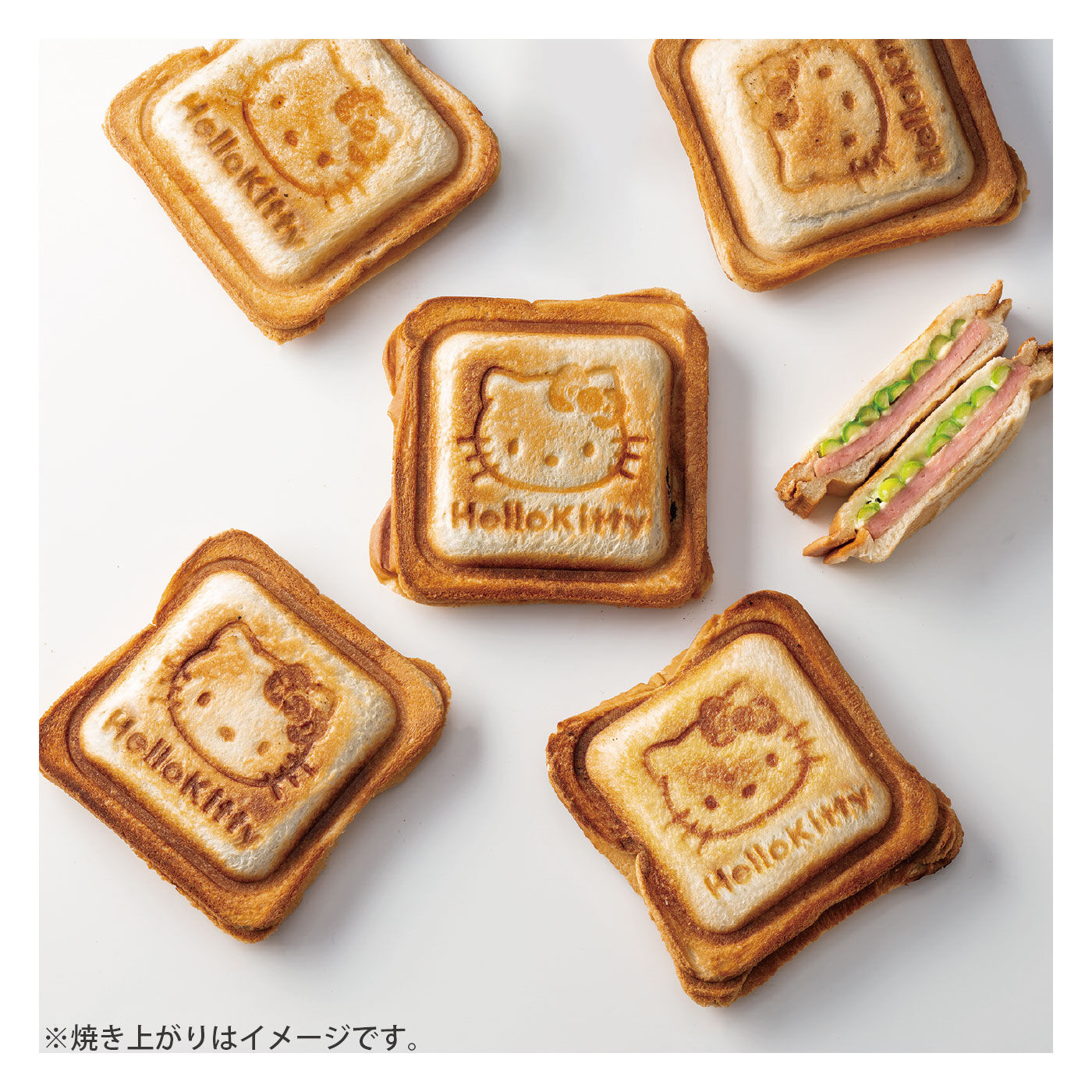 FELISSIMO PARTNERS|朝食・ブランチ・アウトドアでも大活躍！アルミ製ホットサンドメーカー（ハローキティ）