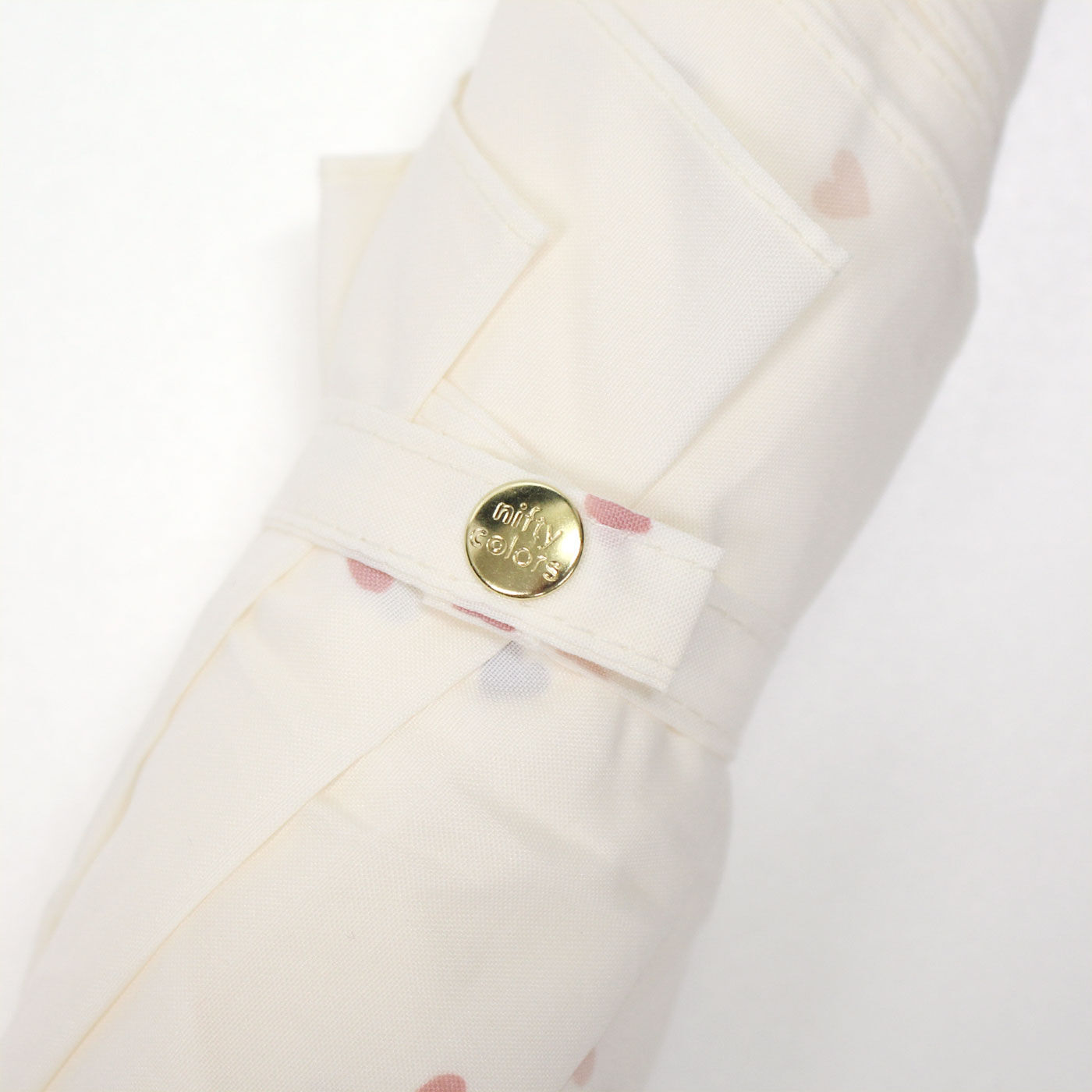 FELISSIMO PARTNERS|ちょっと大きめ折りたたみ雨傘　ミックスハート