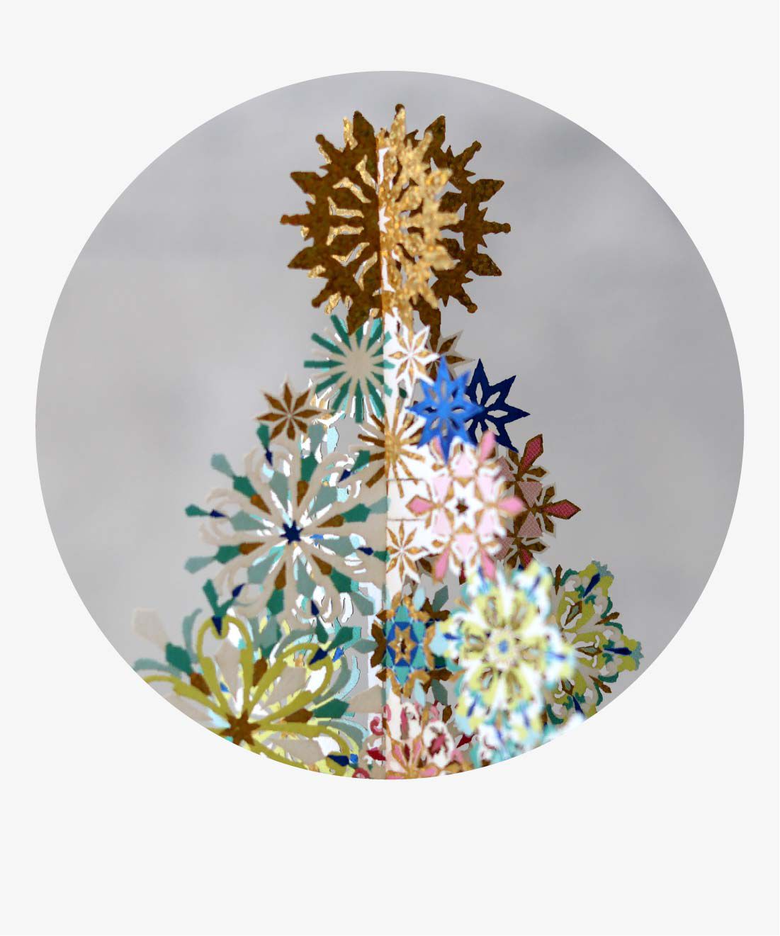 FELISSIMO PARTNERS|あげずに飾りたくなる ホールマーク クリスマスカード３点セット〈大人も夢見るＸＭＡＳ〉