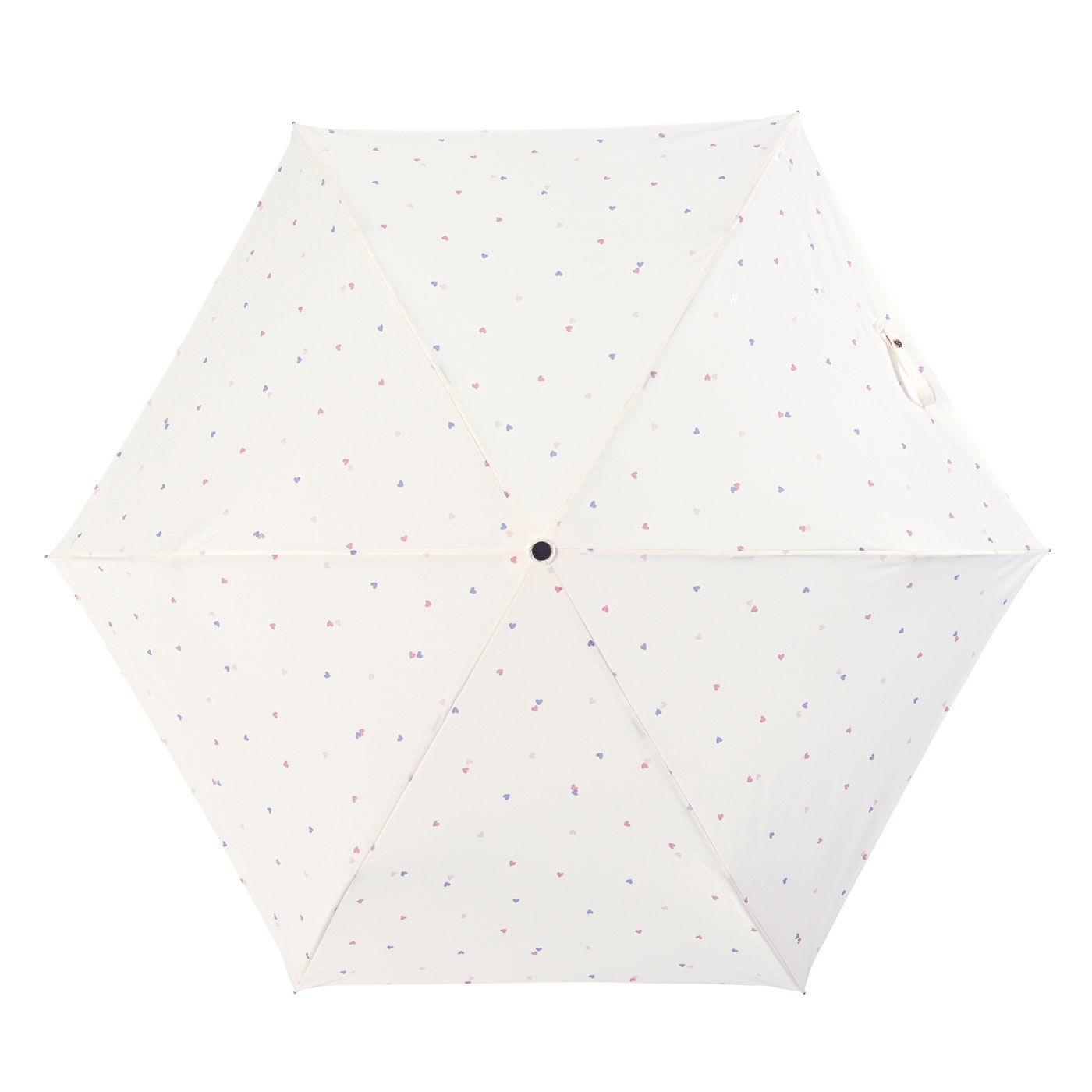 FELISSIMO PARTNERS|ちょっと大きめ折りたたみ雨傘　ミックスハート