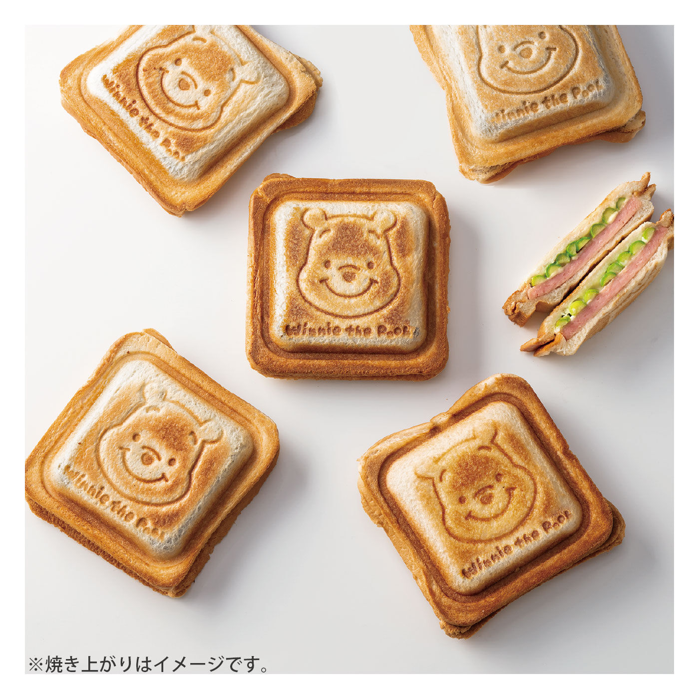 FELISSIMO PARTNERS|朝食・ブランチ・アウトドアでも大活躍！アルミ製ホットサンドメーカー（くまのプーさん）