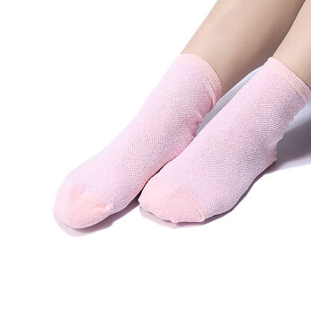 FELISSIMO PARTNERS | 通気性のよい タオルのような 靴下 （5色組）