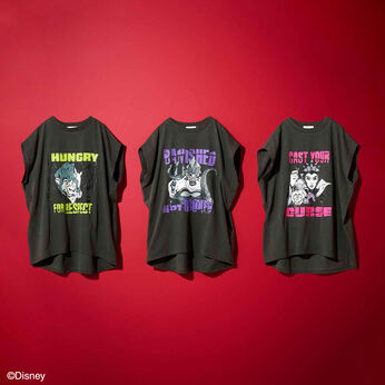 【Disney】 ノースリーブTシャツの会〈ヴィランズ〉