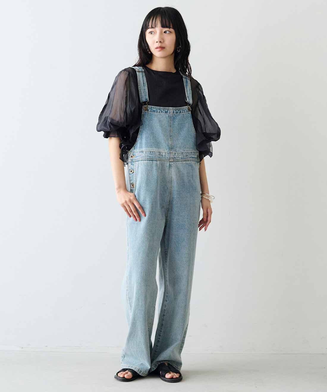 MEDE19F [メデ・ジュウキュウ]|MEDE19F たゆたうくらげのドッキングトップス|モデル身長：163cm　着用サイズ：M