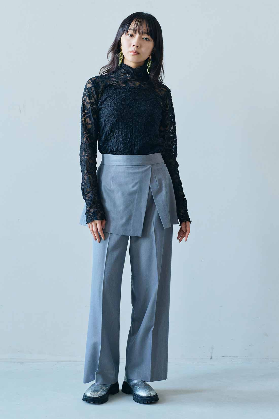 MEDE19F [メデ・ジュウキュウ]|MEDE19F　レースハイネックトップス