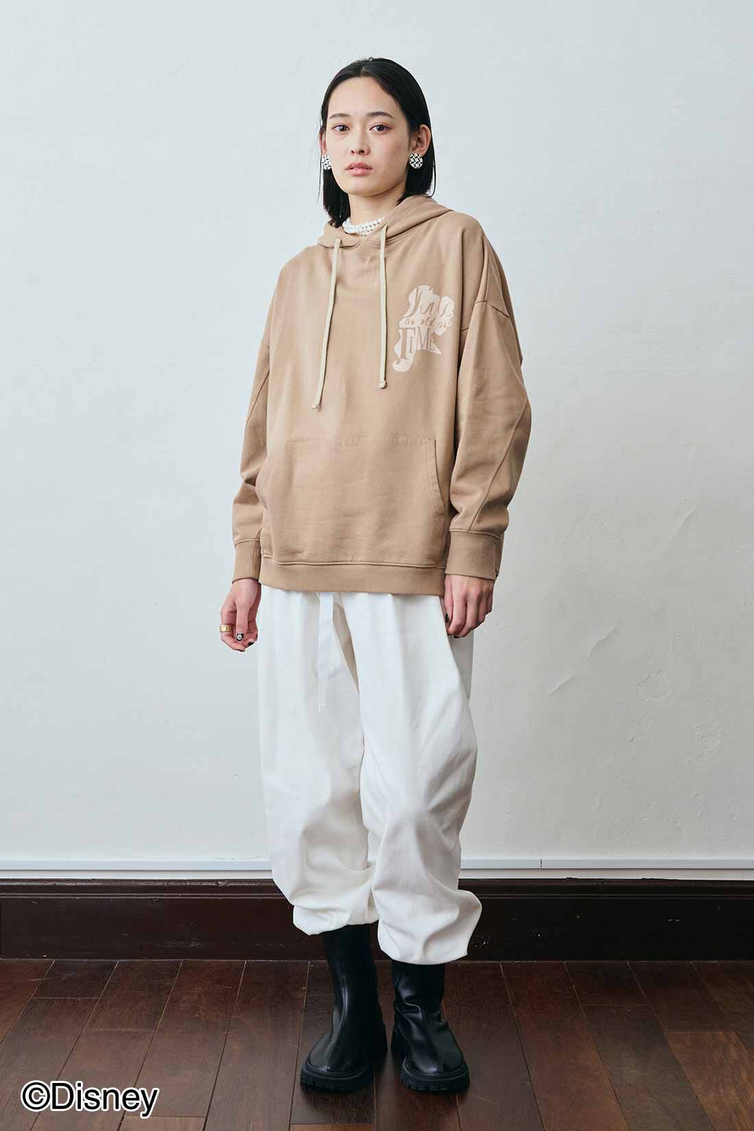 MEDE19F|MEDE19F 【Disney】 オーバーサイズフーディー/美女と野獣|モデル身長：167cm　着用サイズ：M