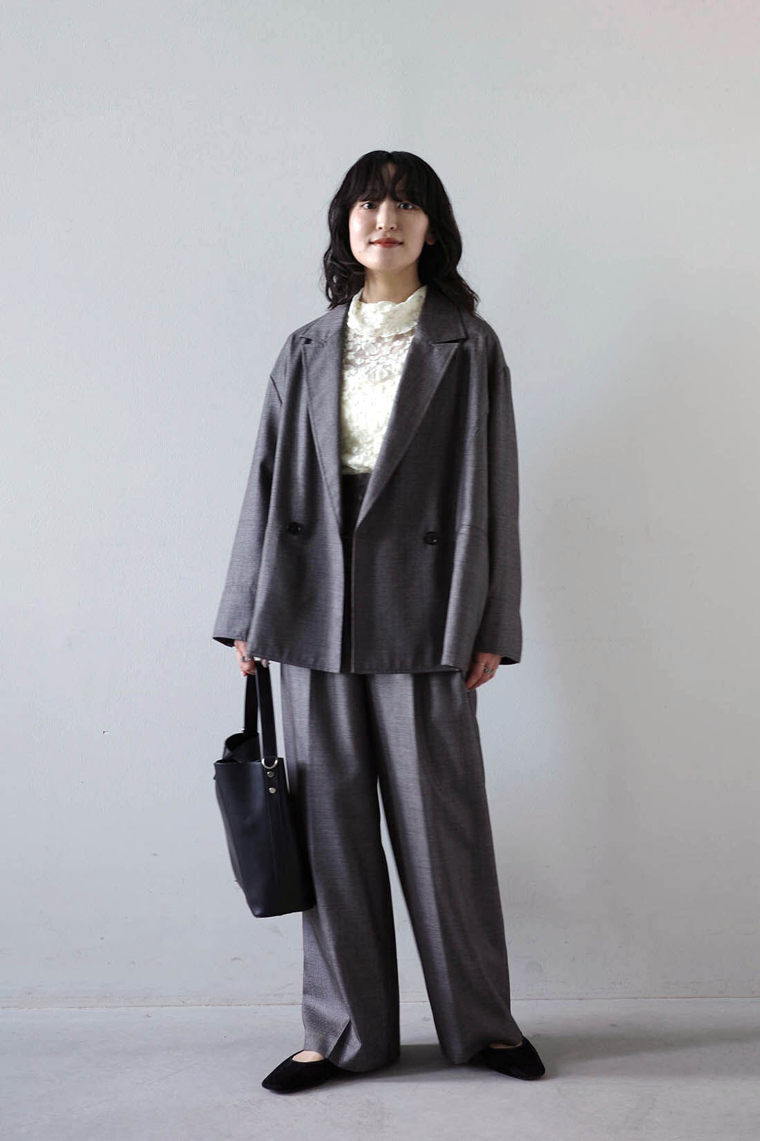 MEDE19F [メデ・ジュウキュウ]|MEDE19F　レースハイネックトップス