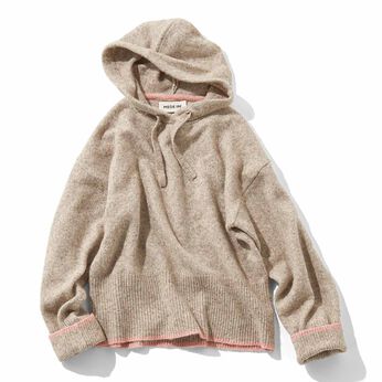 MEDE19F | ミックスニットフーディー〈ＢＥ〉ＭＤ１９