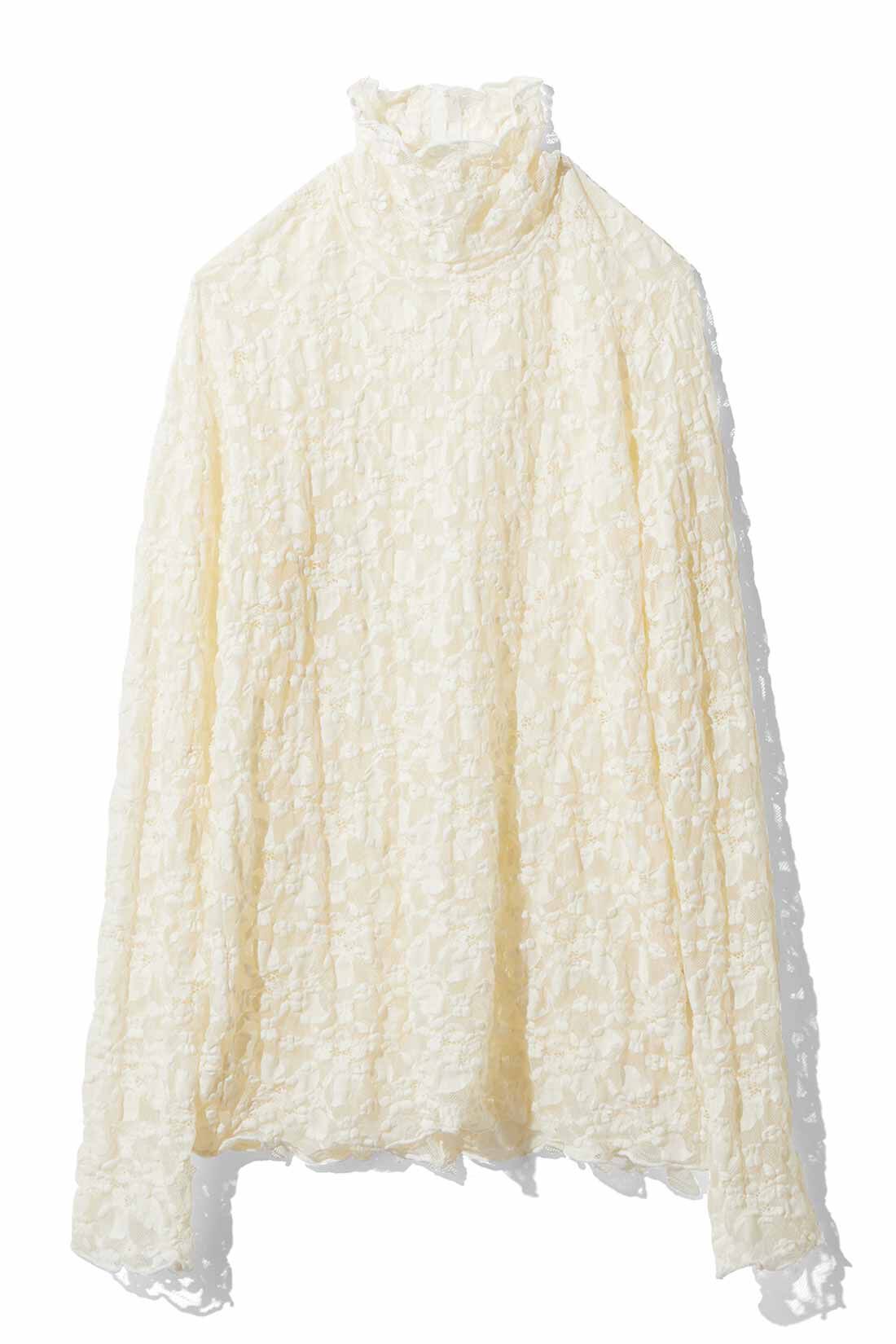 MEDE19F [メデ・ジュウキュウ]|MEDE19F　レースハイネックトップス