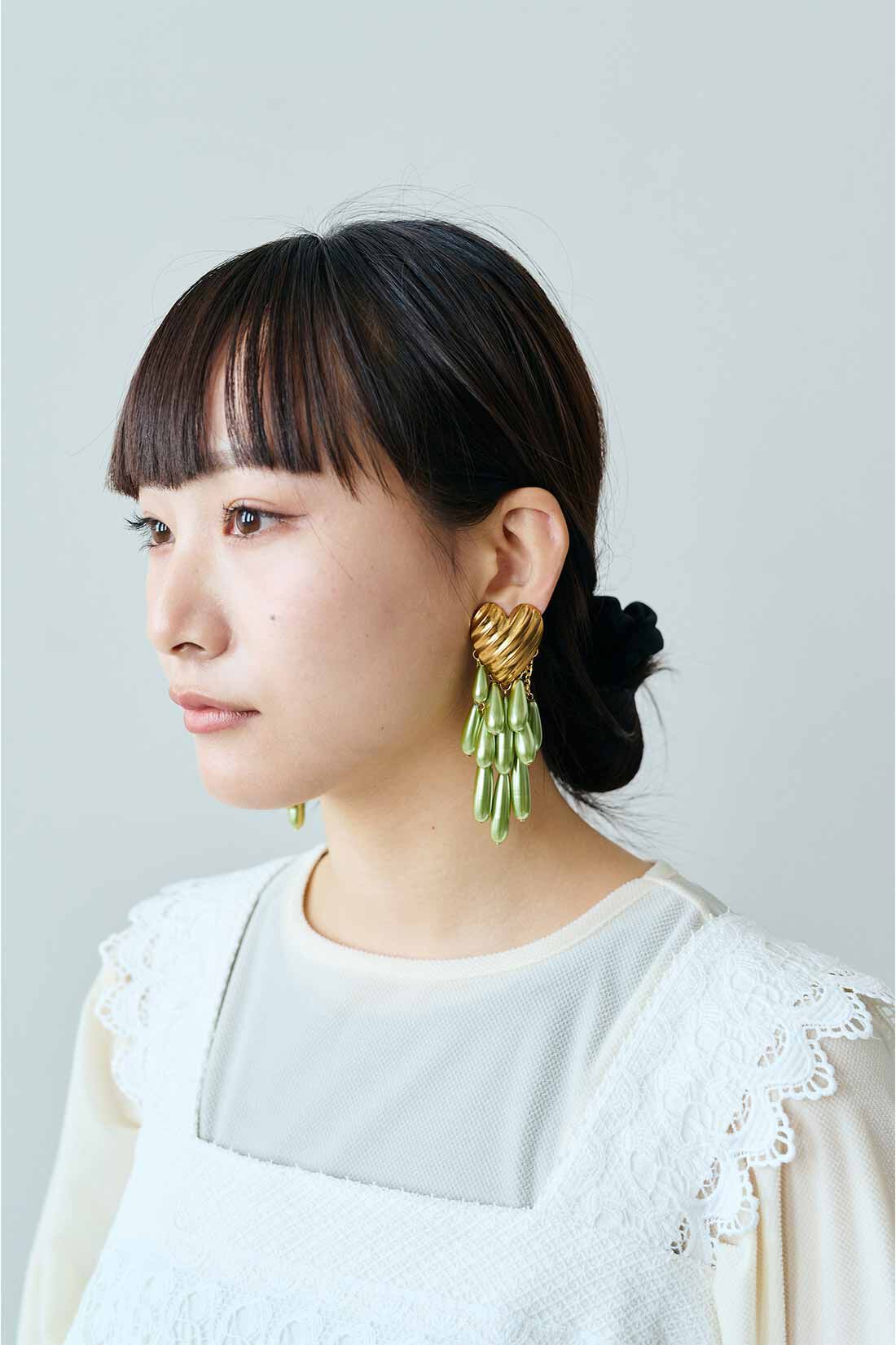 MEDE19F [メデ・ジュウキュウ]|MEDE19F　Boutique888さんコラボ ハートモチーフイヤアクセ