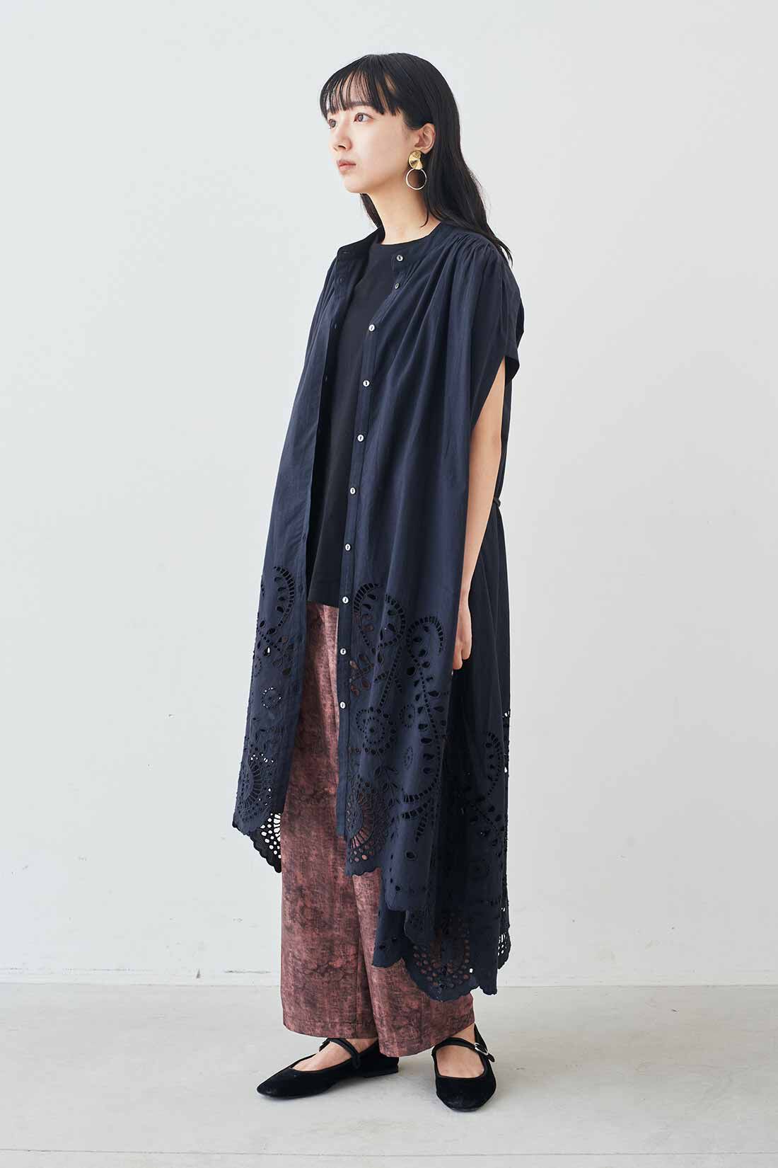 MEDE19F [メデ・ジュウキュウ]|MEDE19F　〈MADE IN INDIA COLLECTION〉シフリー刺しゅうワンピース