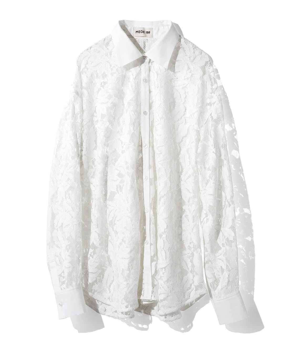 MEDE19F [メデ・ジュウキュウ]|MEDE19F　レースドレスシャツ