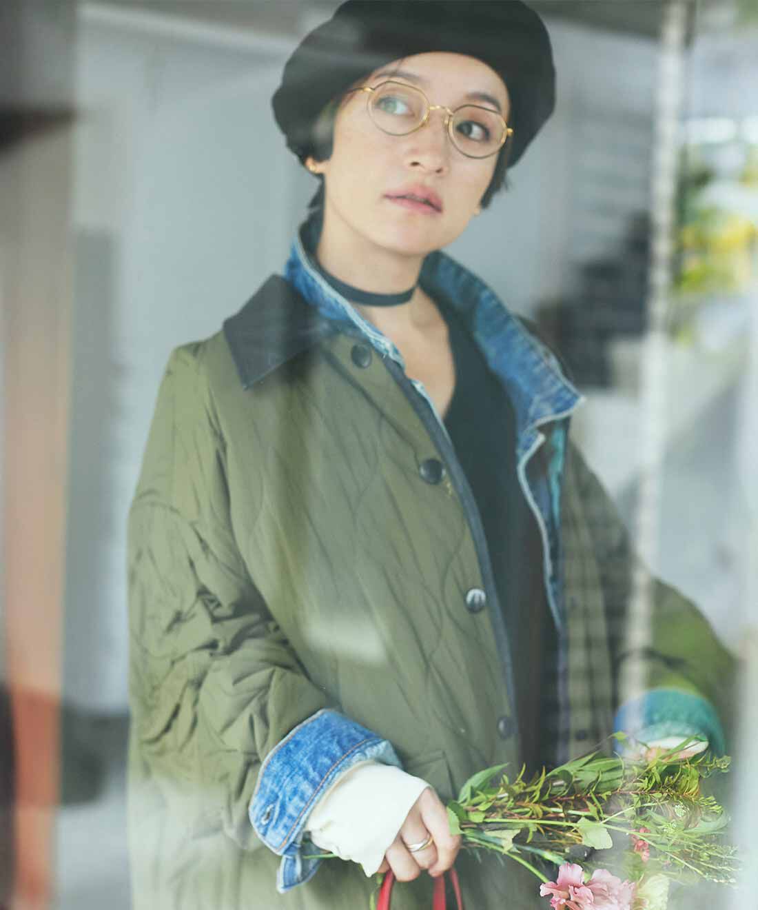 MEDE19F [メデ・ジュウキュウ]|MEDE19F 高山都さんコラボ バイカラーオールインワン〈ブラック〉