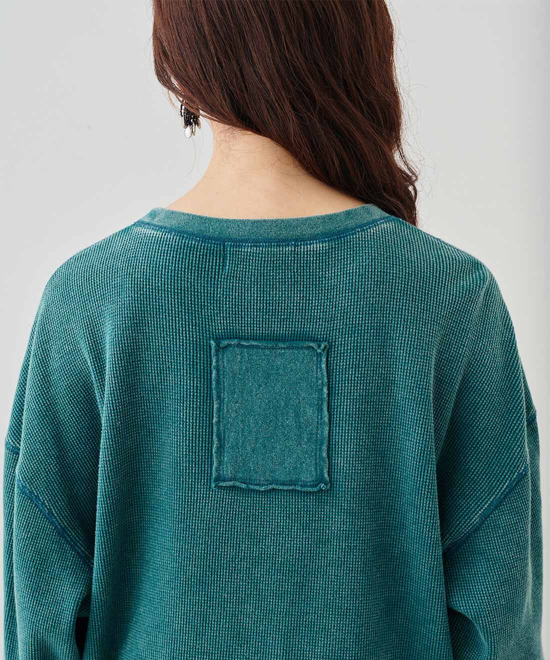 MEDE19F [メデ・ジュウキュウ]|MEDE19F　ケミカル加工をほどこしたワッフルトップスの会