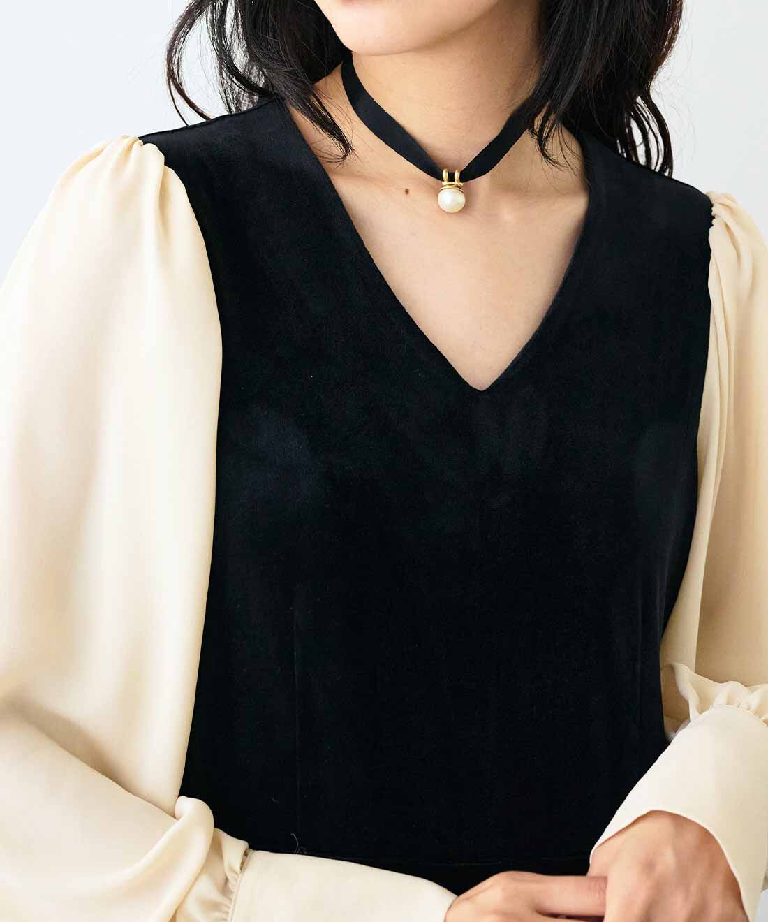 MEDE19F [メデ・ジュウキュウ]|MEDE19F 高山都さんコラボ バイカラーオールインワン〈ブラック〉