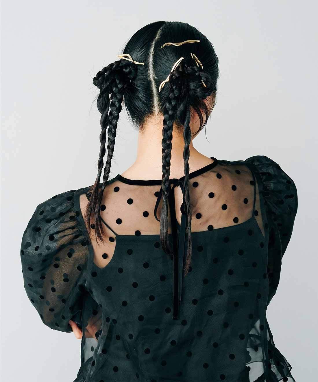 MEDE19F [メデ・ジュウキュウ]|MEDE19F×SCREEN KAORI　ヘアピンセット〈ゴールド〉