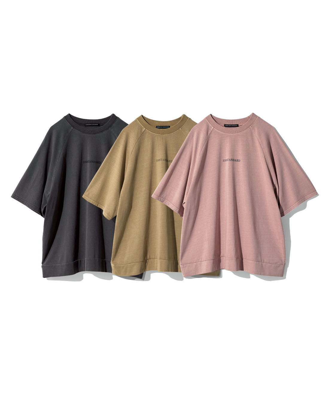 THREE FIFTY STANDARD［スリーフィフティースタンダード］|THREE FIFTY STANDARD　ピグメント加工のロゴプリントＴシャツの会