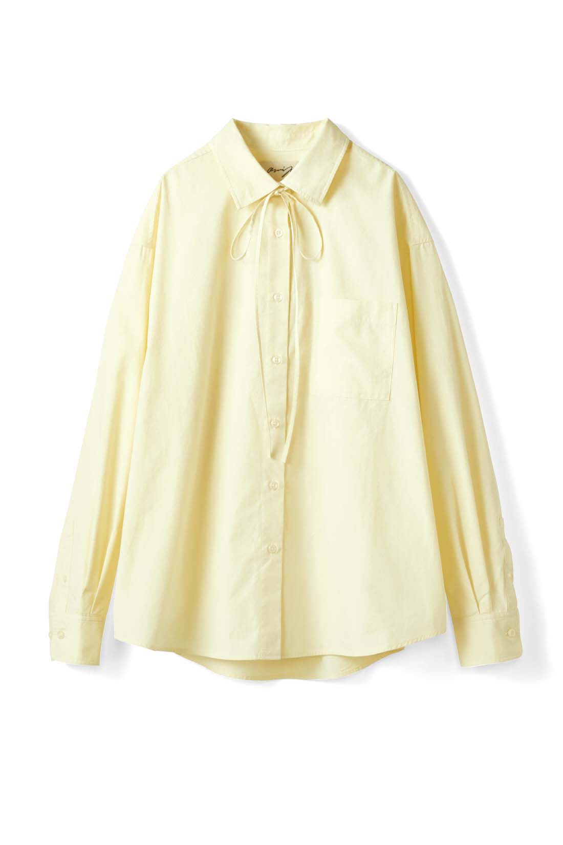 THREE FIFTY STANDARD［スリーフィフティースタンダード］|THREE FIFTY STANDARD　小谷 実由さんと作った こだわりの薄黄色シャツ〈イエロー〉