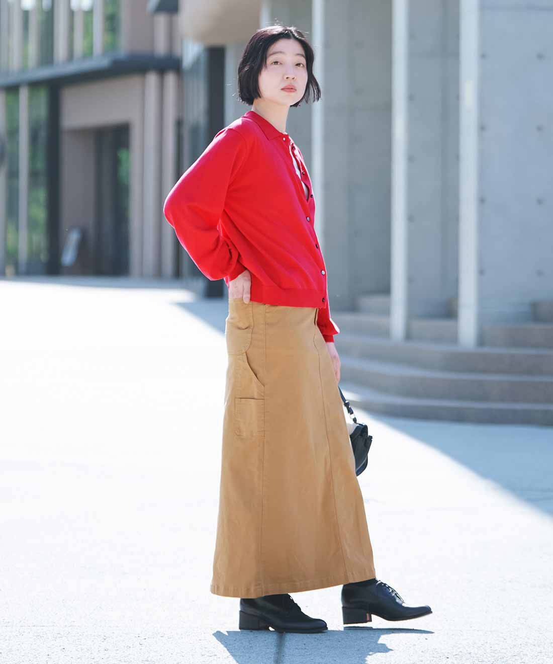 THREE FIFTY STANDARD|カツラギペインタースカートＢＥ　ＴＦＳのコーディネート