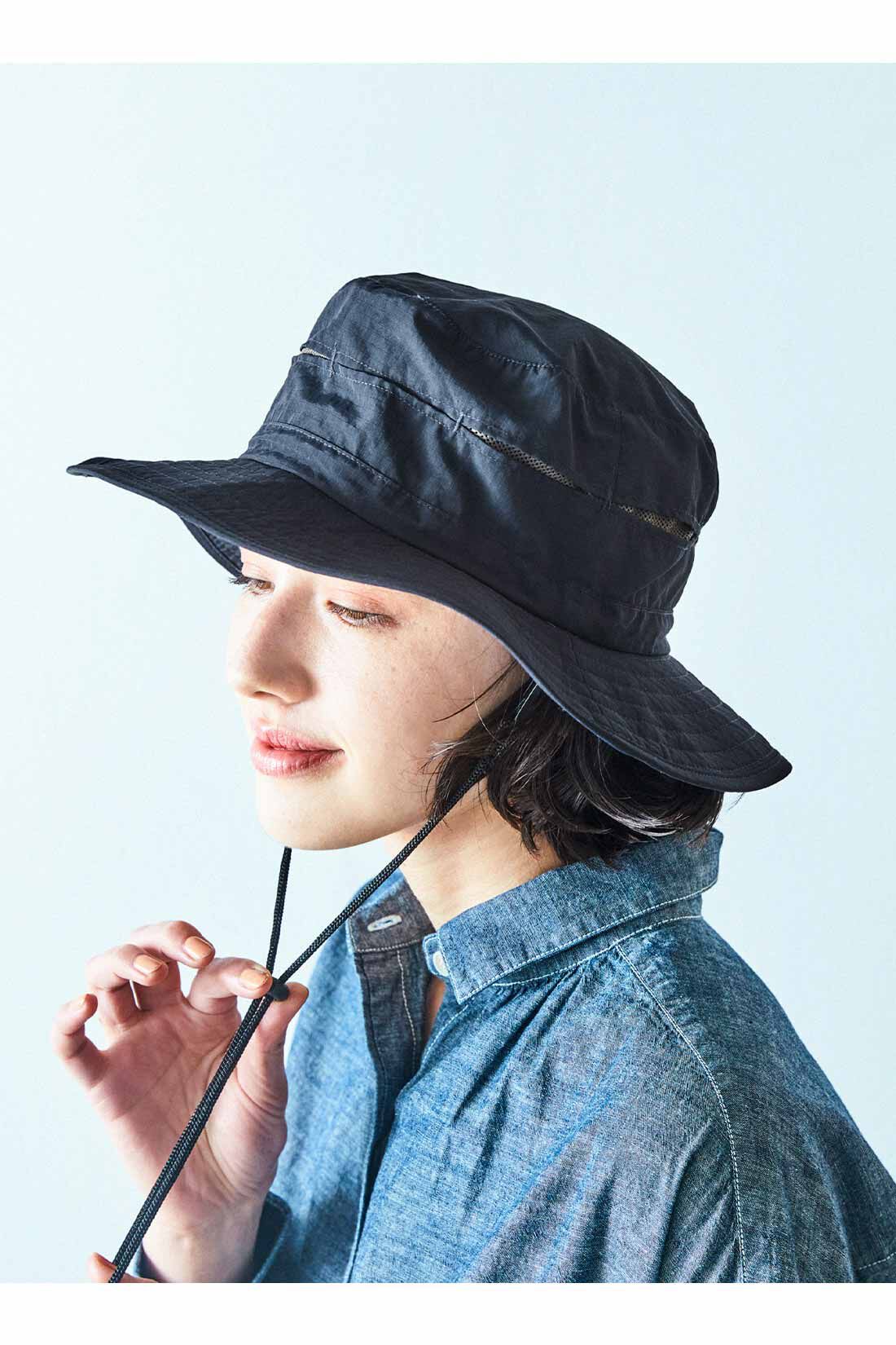 THREE FIFTY STANDARD|THREE FIFTY STANDARD サファリハット〈ネイビー〉