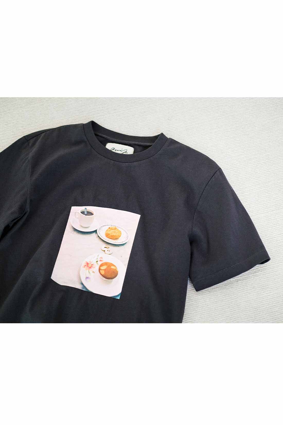THREE FIFTY STANDARD|THREE FIFTY STANDARD 小谷 実由さんと作った 想い出のフォトTシャツ〈チャコールグレー〉