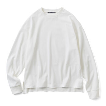 綿１００％のロングＴシャツＷＨ　ＴＦＳ