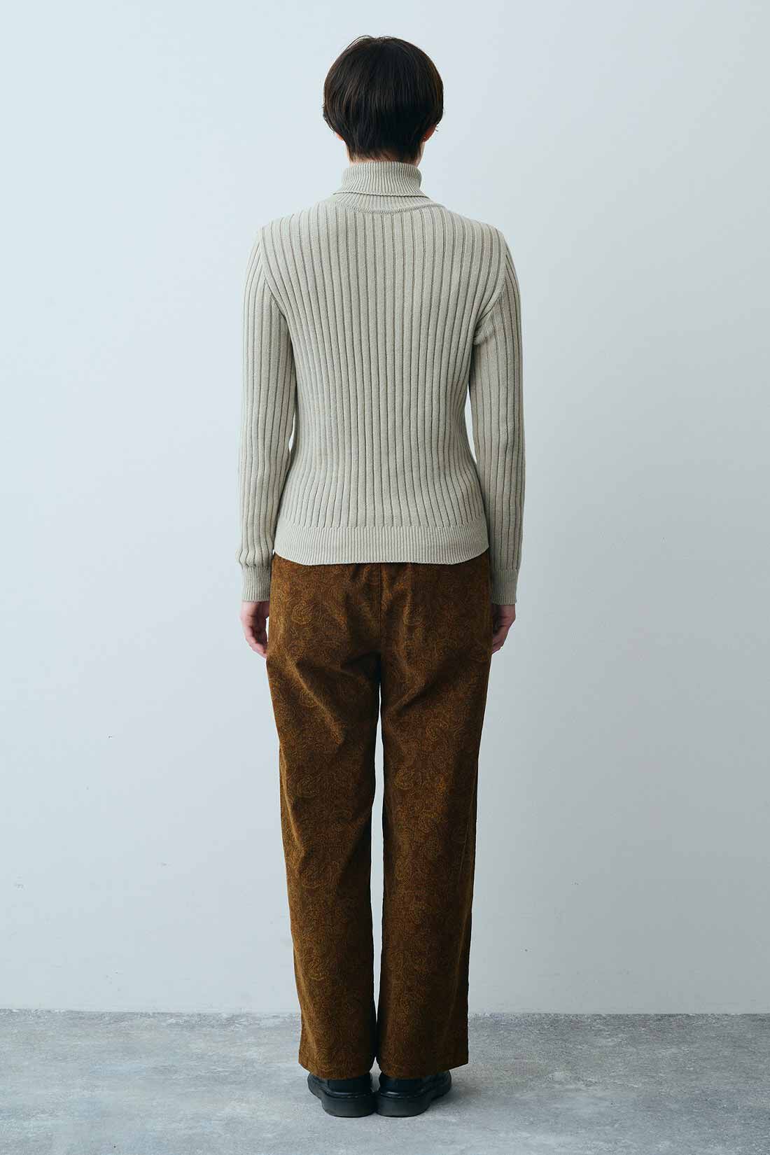 THREE FIFTY STANDARD［スリーフィフティースタンダード］|コットン１００％リブタートルＴＦＳのコーディネート