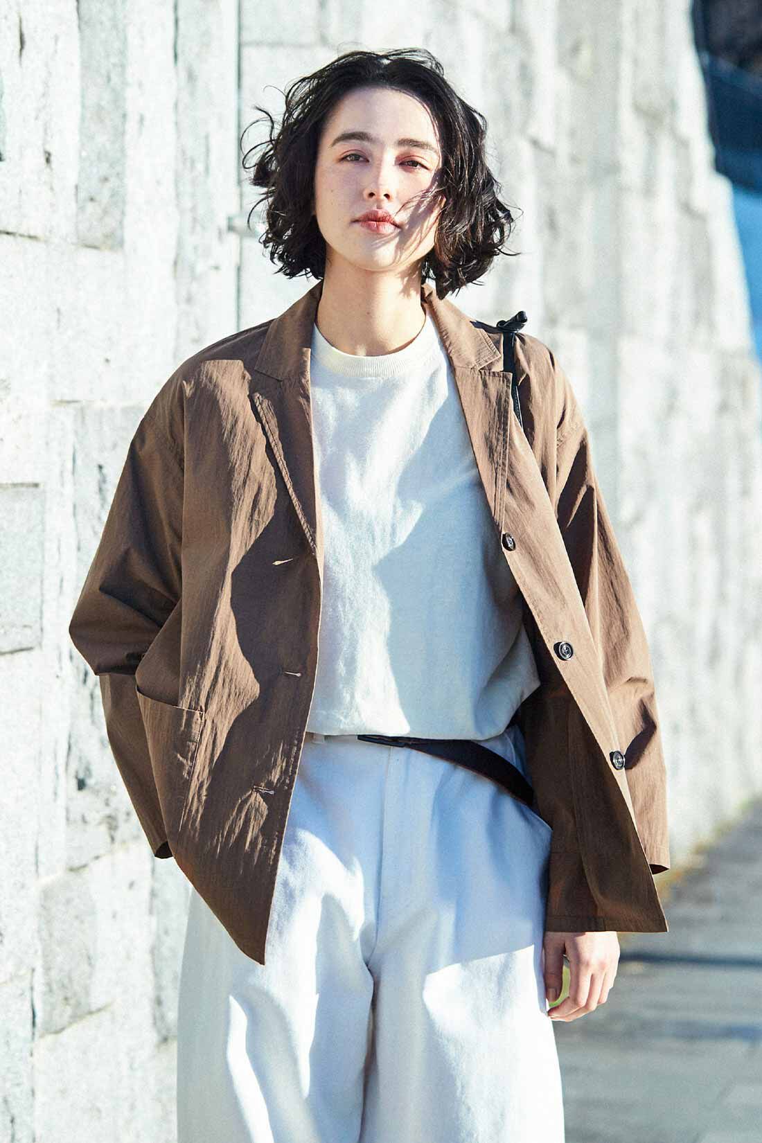 THREE FIFTY STANDARD|THREE FIFTY STANDARD 軽い着心地のニットプルオーバーの会